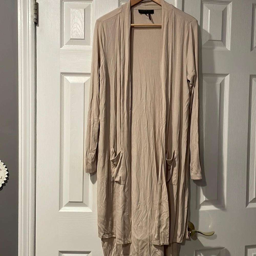 Donna Karen Active long sweater.